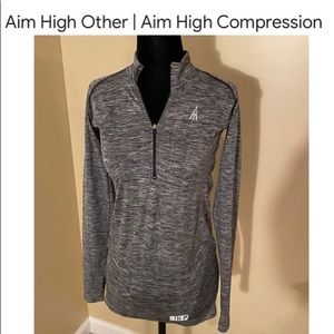 Aim High -  Long Sleeve Shirt /Thumb holes Small